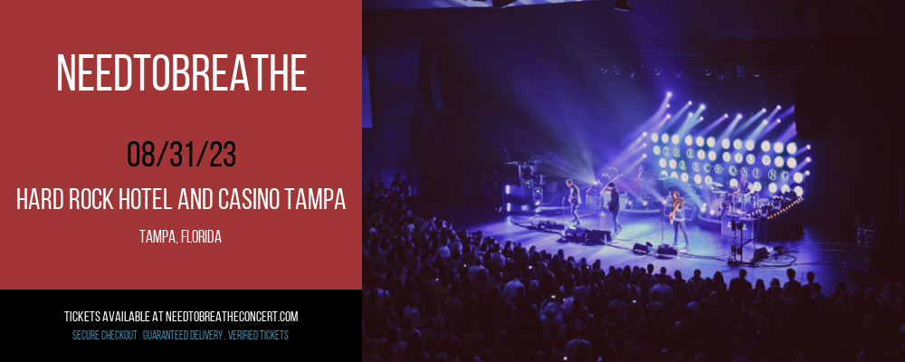 Needtobreathe at Needtobreathe Concert tickets Needtobreathe at Needtobreathe Concert
